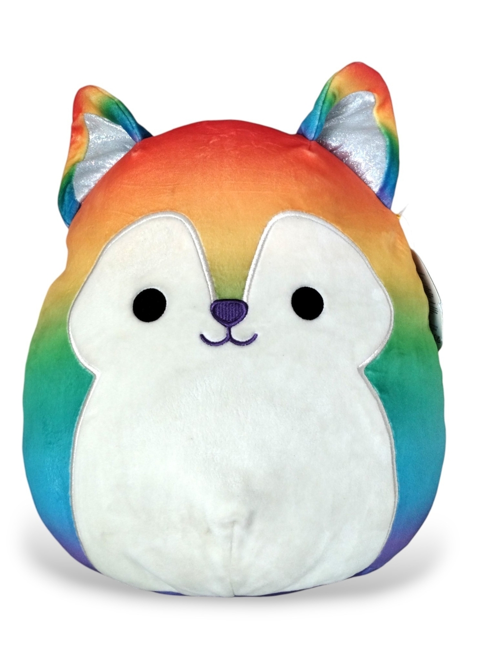 Squishmallows Heath Rainbow Husky 12" Plush #1958 Tag Attached